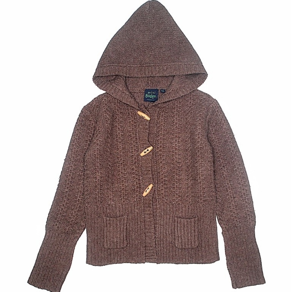 Mini Boden kids chunky wool cardigan
